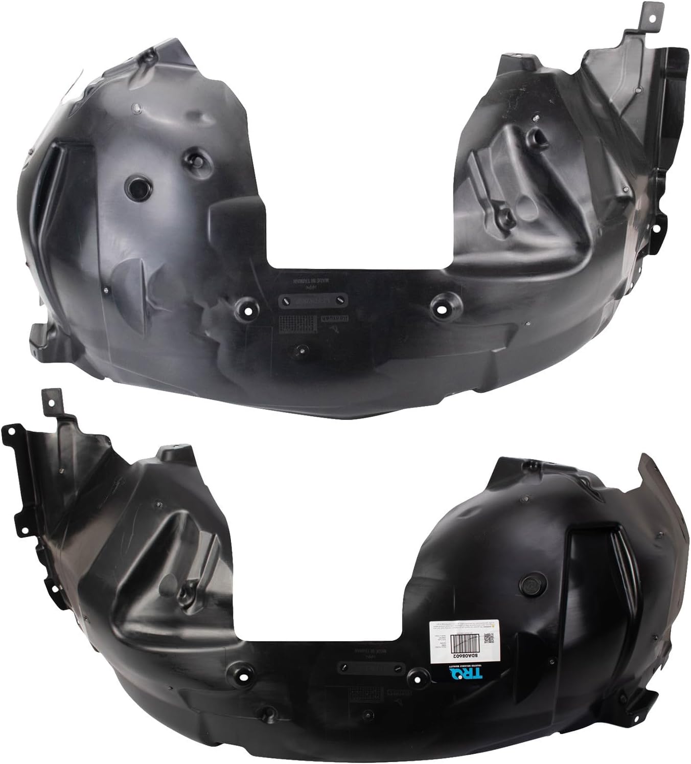 TRQ Front Inner Fender Liner Set for 2018–2023 Ford Mustang