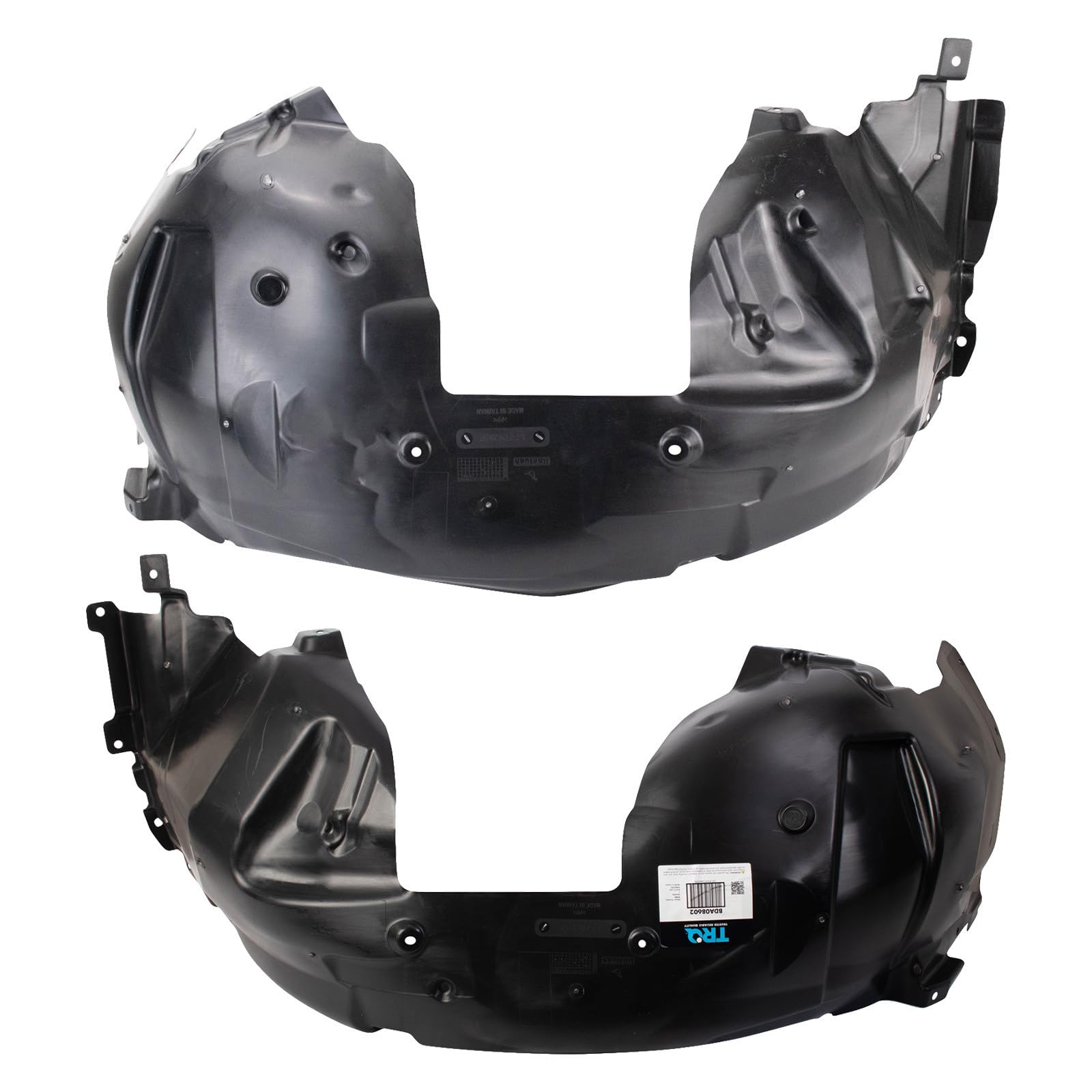 TRQ Front Inner Fender Liner Set | For 2018-2022 Ford Mustang FO1248189 FO1249189