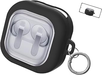 Transparents Earbud Case Silicone Protections Sleeve for Buds 4 / Buds4 with Lanyard Keychains Transparents Silicone Cover