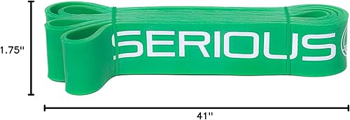 Miniatura 10 de SERIOUS STEEL FITNESS Banda asistida de 41 pulgadas, resistencia y estiramiento, bucle de asistencia de levantamiento de potencia y pull-up (banda