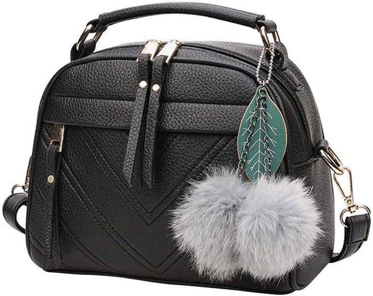 Black Tote Bag-Women's Handbag Shoulder Bag Fashionable Wild Messenger Large Capacity Elegant Lady Work Travel