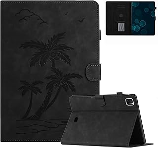 iPad Pro 11 ケース 第4/3/2/1世代 iPad Pro 11インチ ケース 手帳型 iPad 2022/2021/2020/2018年モデル ケース iPad Air 5 ケース 2022 (第5世代) iPad Air 4 ケース 2020 iPad Air 5 ケース iPad Air 4 保護カバー 軽量 TPU材質 全面保護 お洒落 ココナッツの木のモチーフ 黒