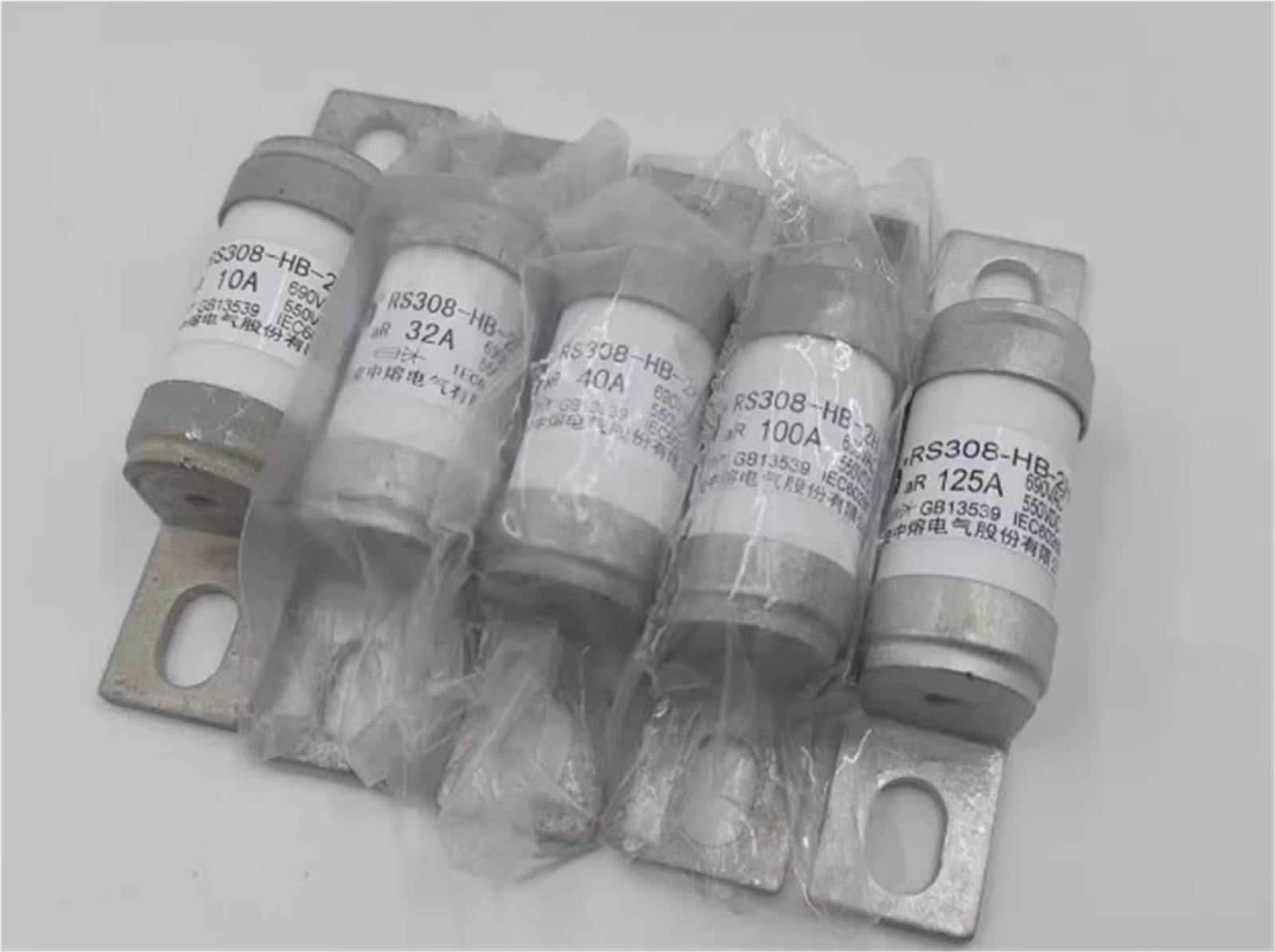 Fusible thermique RS308-HB-2H-160A de haute précision pour armoire électrique haute tension