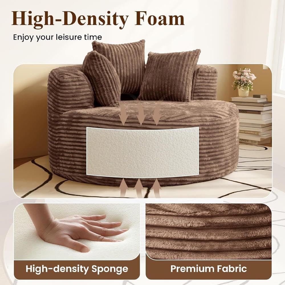 Sofa Ohne Knochen, Einzelschlafsofa für Erwachsene, Kein Zusammenbau