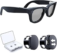 Vista 9 de Paquete de 6 fundas bloqueadoras de luz LED compatibles con Ray-Ban Meta Wayfarer/Skyler/Headliner (& Gen 2) Oakley Meta HSTN AI - Calcomanías