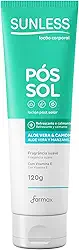 Pós Sol Sunless Aloe Vera e Camomila com Ação Hidratante e Refrescante 120g