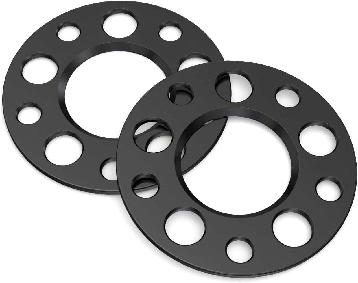 StanceMagic - 5mm 5x120 Hubcentric Wheel Spacers Compatible with 1996-2003 BMW 525i 528i 530i 540i M5 (74.1mm Bore) E39 525 528 530 540 - Black, Pack of 2