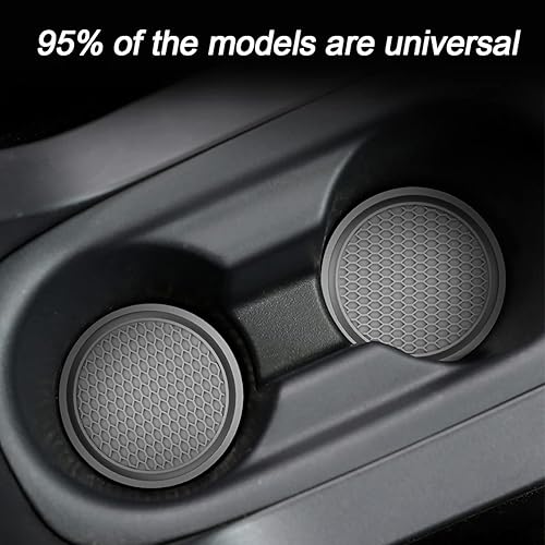 Miniatura 4 de Paquete de 4 portavasos para automóvil, 2.75 pulgadas de diámetro, antideslizante, universal, duradero, adecuado para la mayoría de interiores de