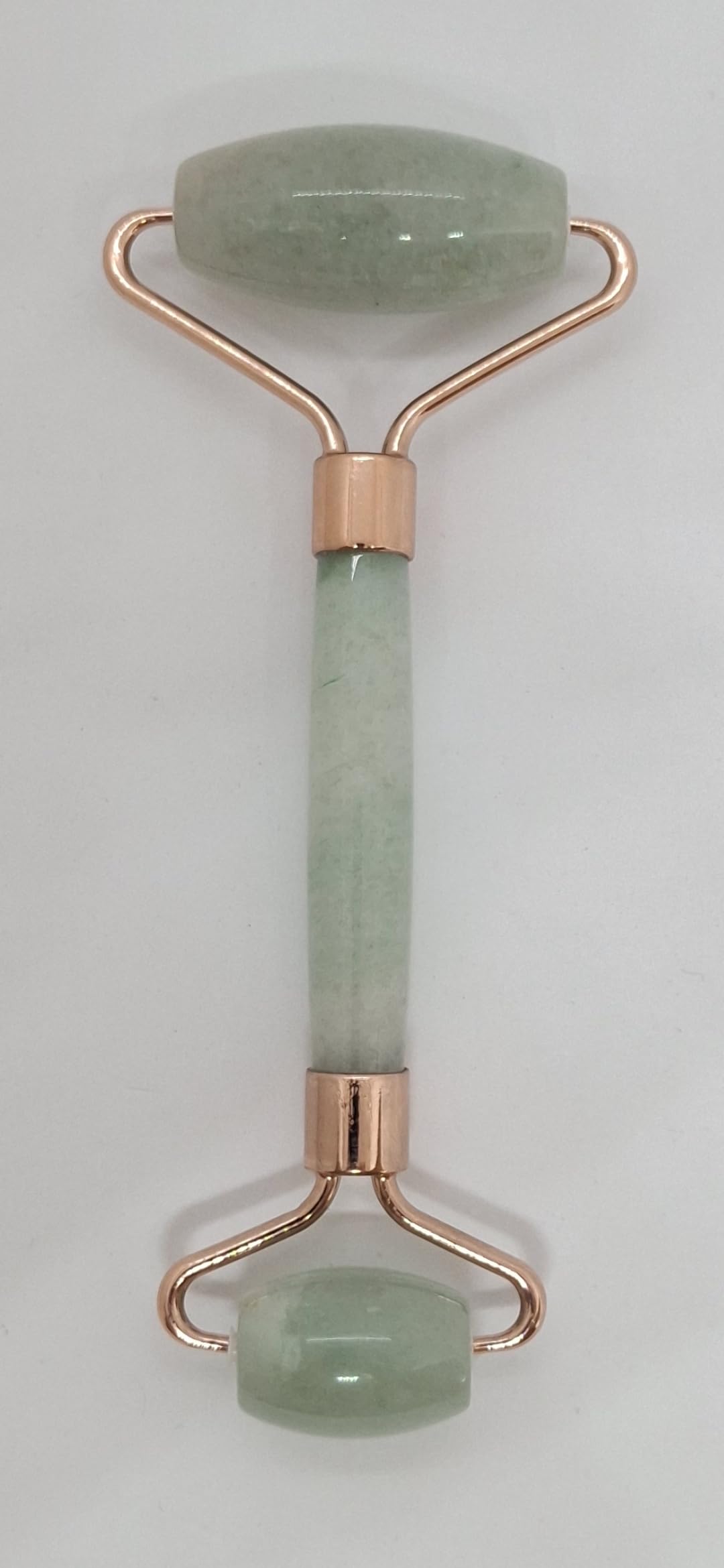 Lucky&Store Facial Massage Natural Color Green Jade Stone Roller Smooth Texture Natural Stone Width 4.50 cm / 2 cm