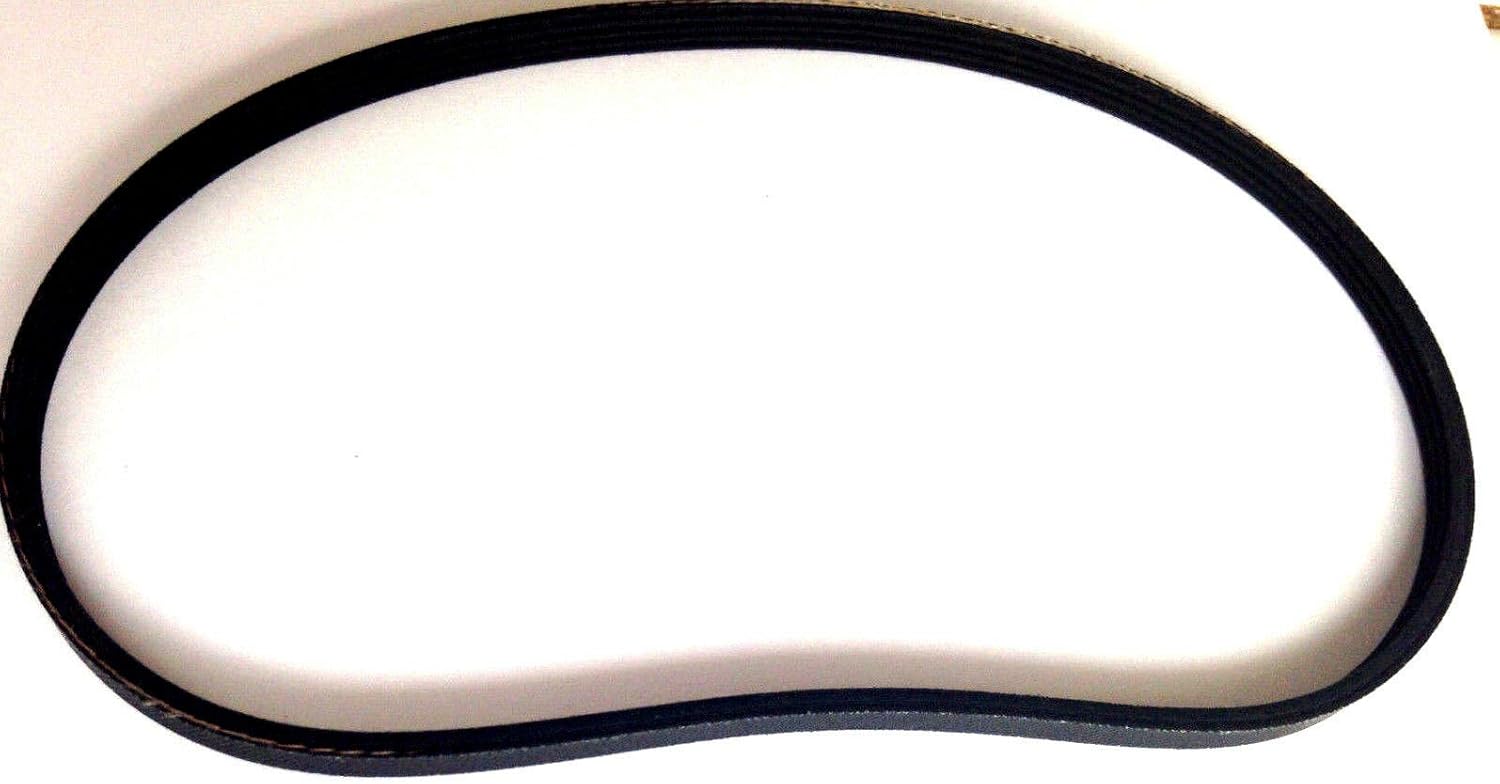 Black replacement drive belt for a vacuum cleaner or small appliance.