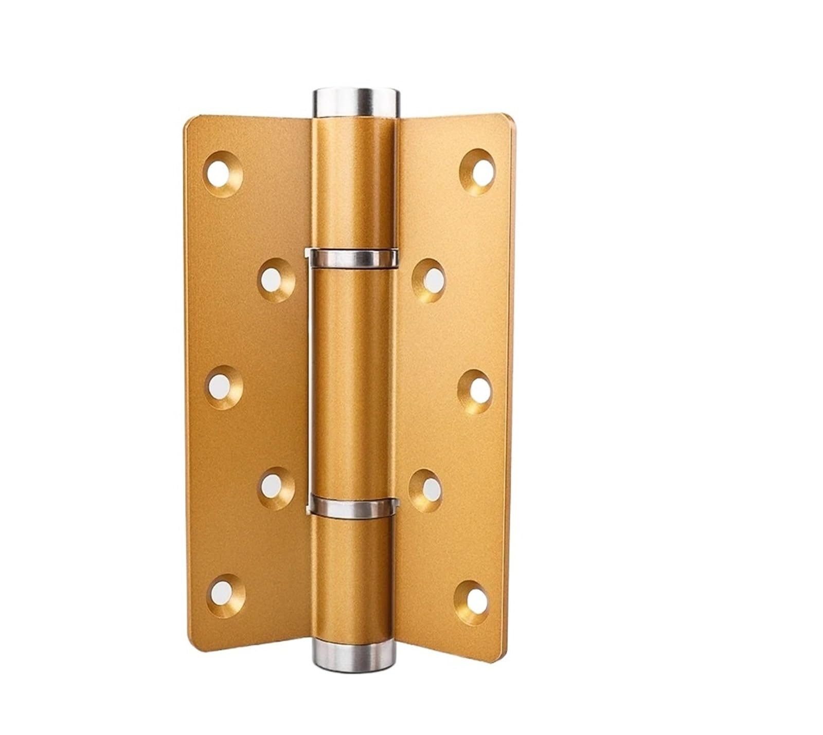 HQYCL 2pcs Automatic Door Closer Hidden Door Hinge Positiong Soft Closing Door Stopper Aluminum Alloy Door Closing Device Hardware