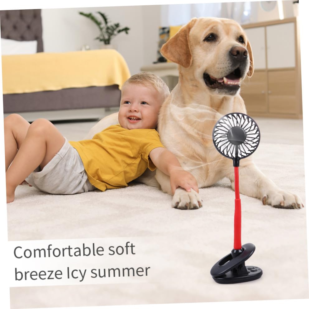 Ventilador silencioso con clip POPETPOP portátil contra el calor en el escritorio 7