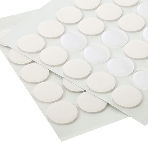Miniatura 3 de 100 piezas de parachoques de vidrio para mesa, adhesivos transparentes, antideslizantes, almohadillas redondas de goma autoadhesivas para espaciador