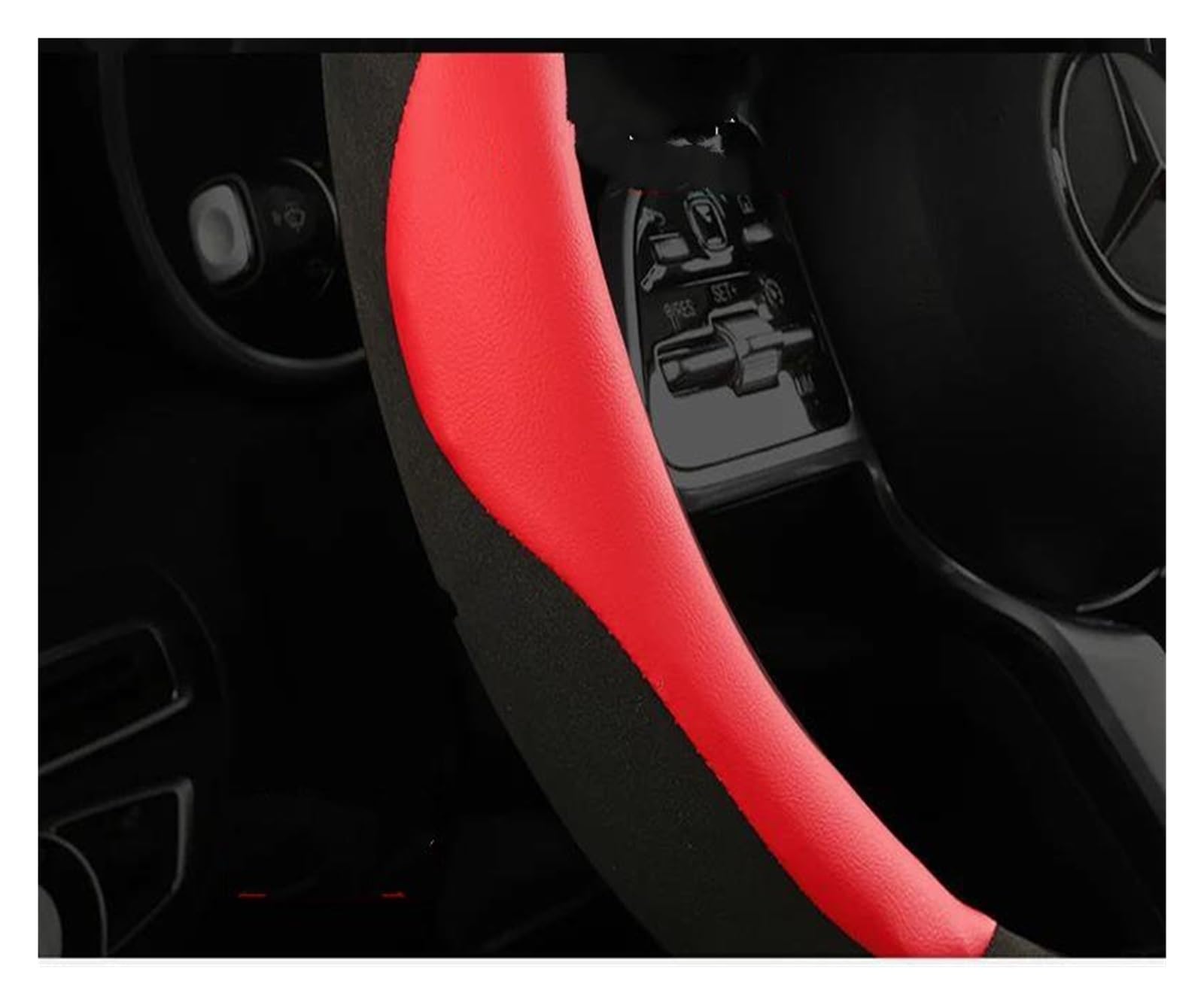 Pokrowiec na kierownicę samochodową osłona kierownicy w kształcie litery D skóra z włókna węglowego do Hyundai dla Sonata 9 2015 2016 2017 akcesoria samochodowe pokrowiec na kierownicę samochodu biały