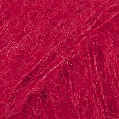 Miniatura 21 de Hilo Superfino Esponjoso de Alpaca y Seda, Drops Brushed Alpaca Silk, Ligero y Cálido 0.9 oz 153 Yardas por Ovillo (27 Rainforest Dew)