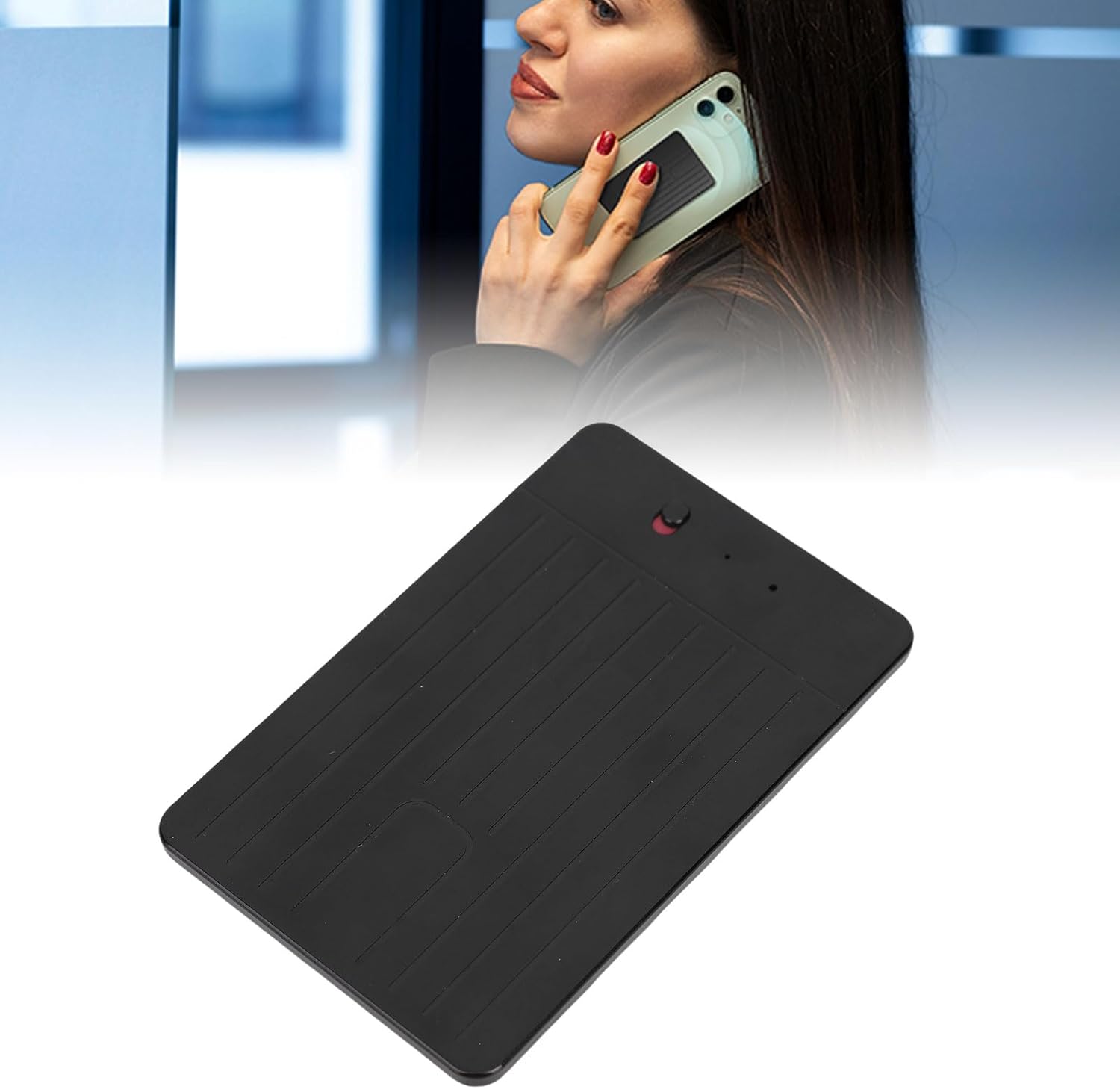 ASHATA 8GB Digital Voice Activated Recorder,Supports 256 Languages Note Digital Voice Recorder App Control AI Technology Transcription and Summary with Playback (64G)