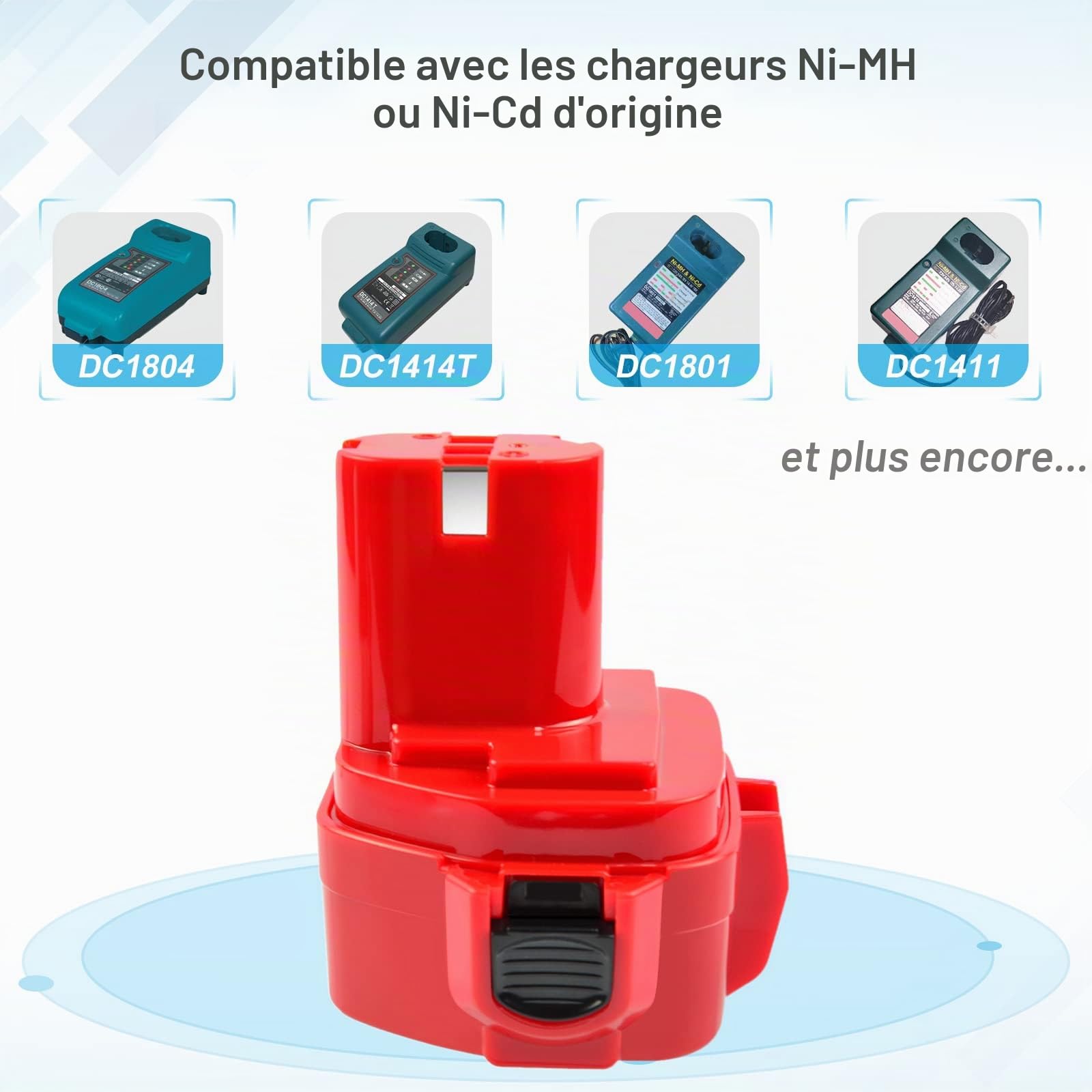 2X iPrize 12V 4800mAh Batterie pour Makita PA12 1222 1220 1235 1233 1234 1235B 1235F 192696-2 192698-8 192698-A 193138-9 193157-5 4013D