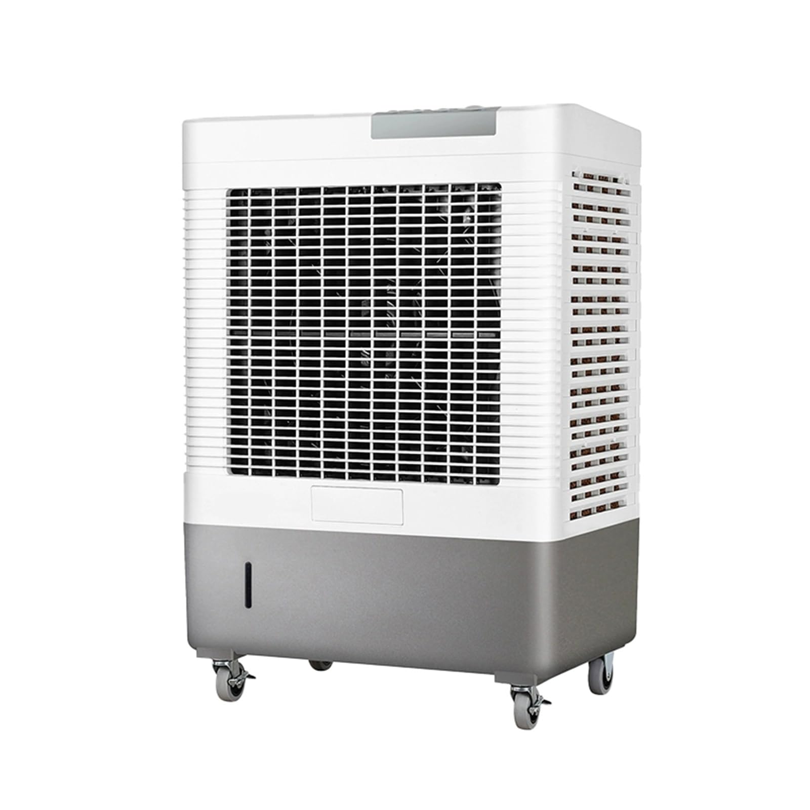GTHTUHFD Portable Air Cooler For Home With 4 Ice Boxes, 3-In-1 Fan, 3 Speeds & 40L Tank, Windowless Ac With Casters,With Remote-50L