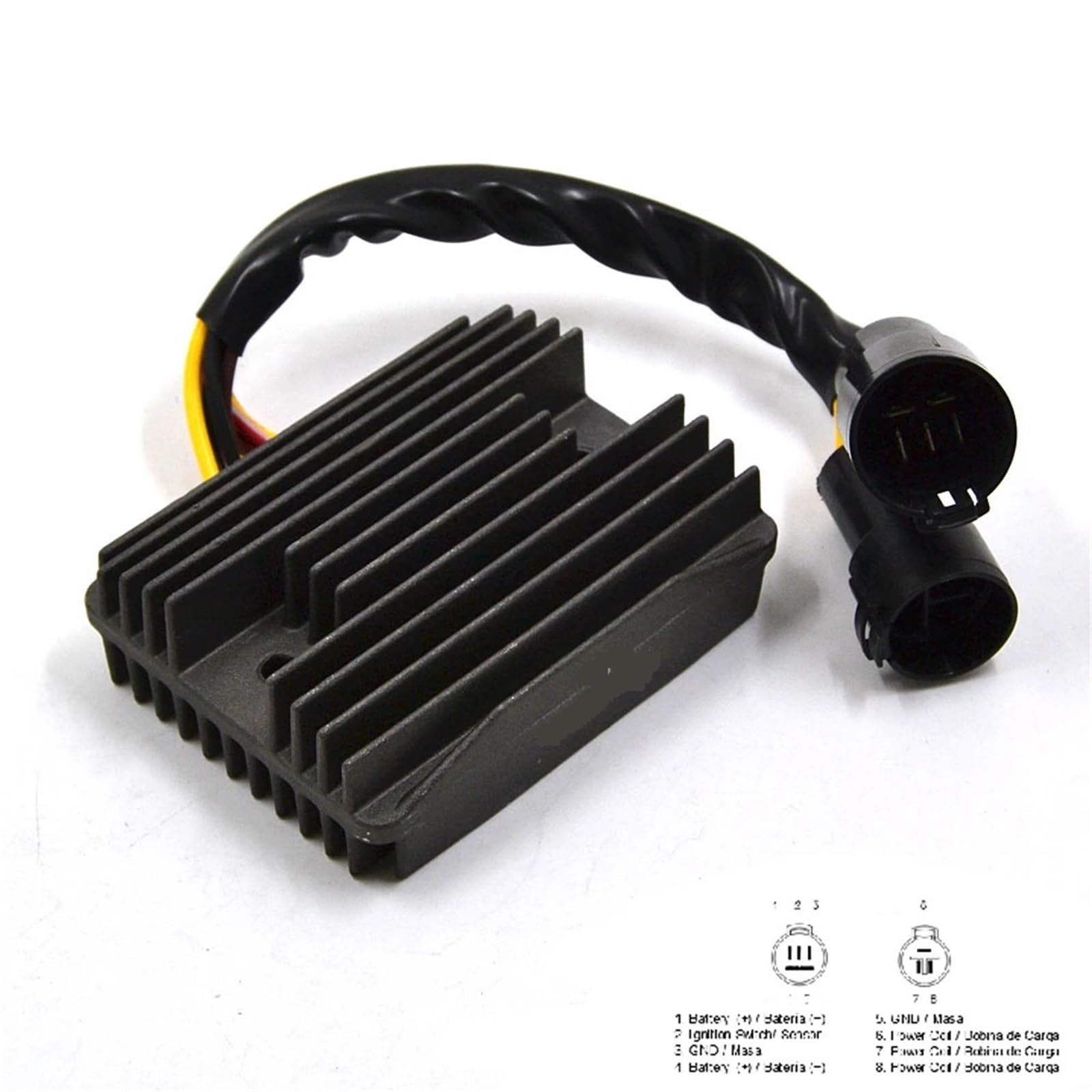 AVR automatyczny‌ Regulator napięcia SH689-12 do motocykla Kawasaki NINJA ZX9R 2000-2004 ZX12R pasuje do Ninja 2000-2005