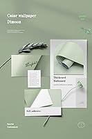 Vista 254 de Dimoon 236''x17.7'' White Thicken Peel and Stick Wallpaper Contact Paper Modern Self Adhesive Wall Paper Removable Renter Friendly Textured Solid