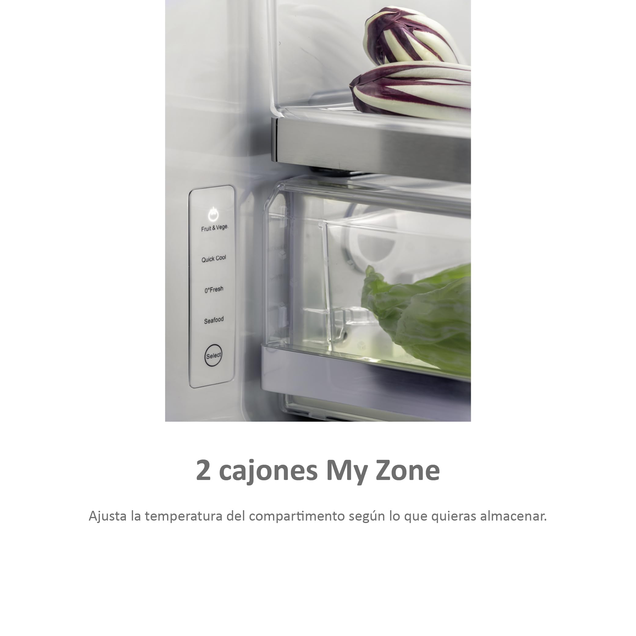 Haier FD 100 Series 7 HB26FSNAAA - Frigorífico, Puerta Francesa, Fabricación de Hielo Automática, Tecnología Antibacterias, Motor Inverter, Ancho 100cm, Capacidad XXL,Total No Frost, Titanium