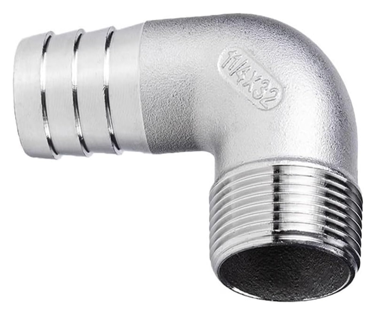 Złącza kolankowe, Złącza łokciowe, 1 szt. kolano 90 stopni ze stali nierdzewnej, 8 mm, 10, 12, 14, 15, 16, 20, 25, króciec do węża, złączka rurowa