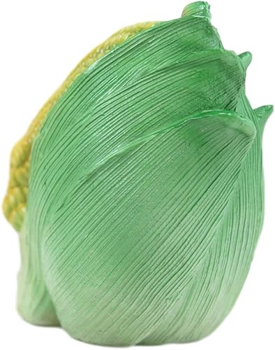 Miniatura 4 de Ebros - Figura decorativa para Halloween con temática de ensalada de maíz y maíz y maíz con forma de calavera, cráneo, extraño, osario, macabro,