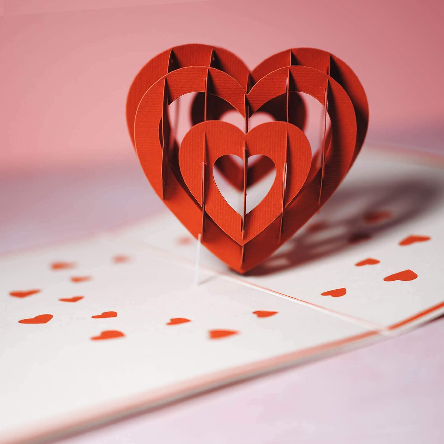 3D Liebesbaum Herz Karte - Romantische Popup Karte Für Hochzeit & Valentinstag