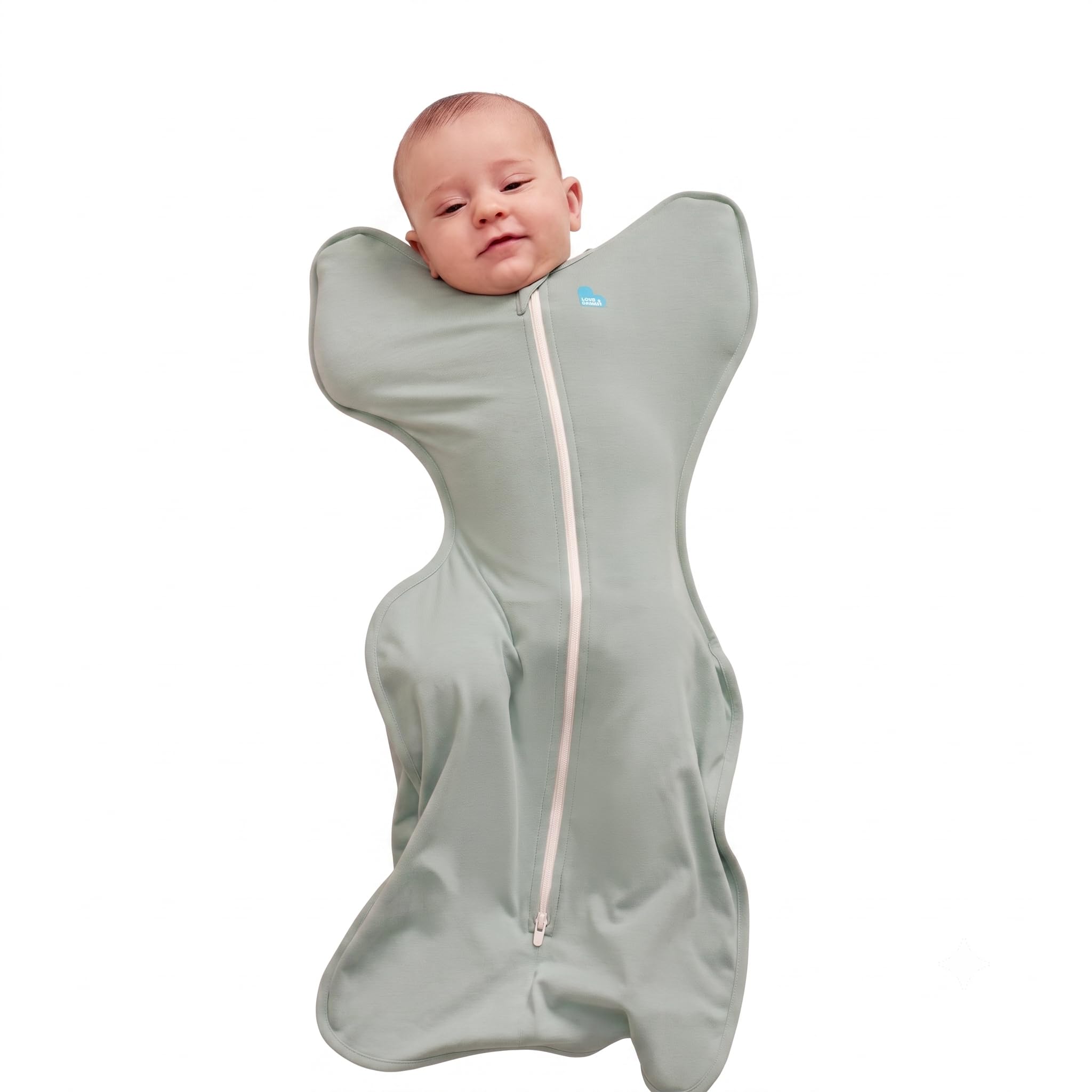 Love to Dream Swaddle UP Lite 0.2 TOG, Olive, Newborn, 5-8.5 lbs., Allow Baby to Sleep in Their Preferred arms up Position for Self-Soothing, Snug fit Calms Startle Reflex-image-17