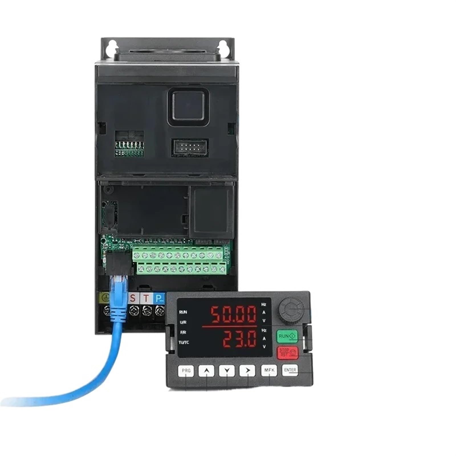 BTYKUYOO 220V 1-3PH 380V 3-3PH VFD Inverter 5.5/7.5/11/15/18.5KW Variable Frequency Drive Vector Control Motor(7.5KW 220V-380V)