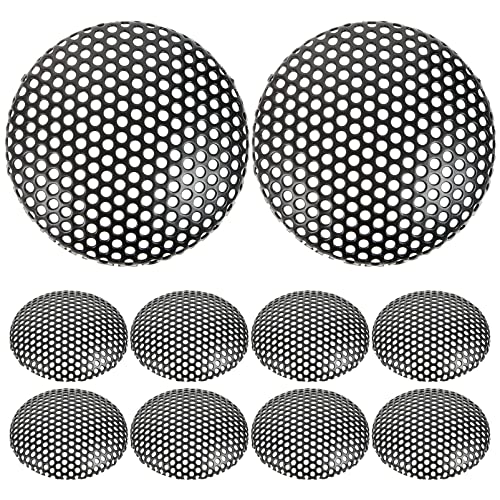 ERINGOGO Mic Grille Replacement for Headsets 10pcs Metal Mesh Heads Ktv Supplies