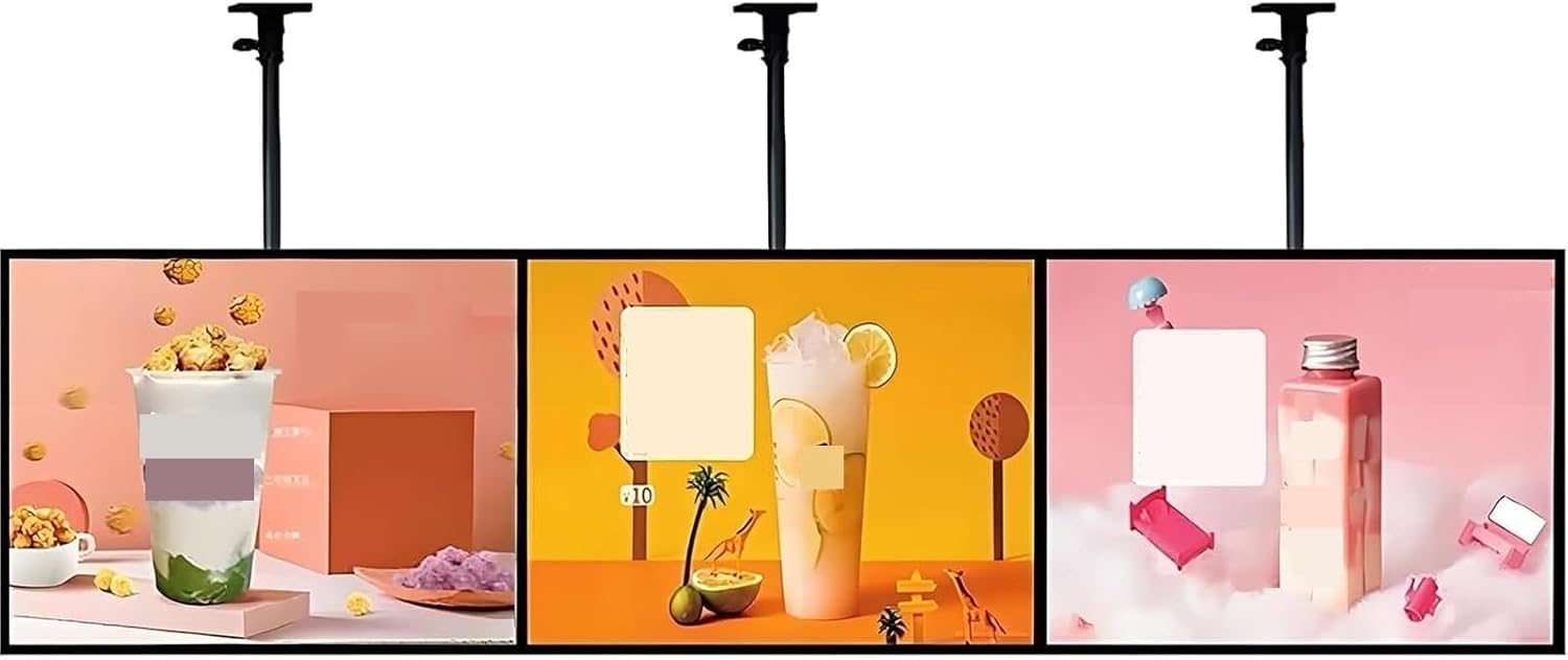 Ultra Slim LED Light Box Menu Board with Snap Frame Aluminum Alloy Backlit Electronic Sign Wall-Mounted Display for Restaurant Cafe Shop Advertising(40x60cm/15.75x23.62in)