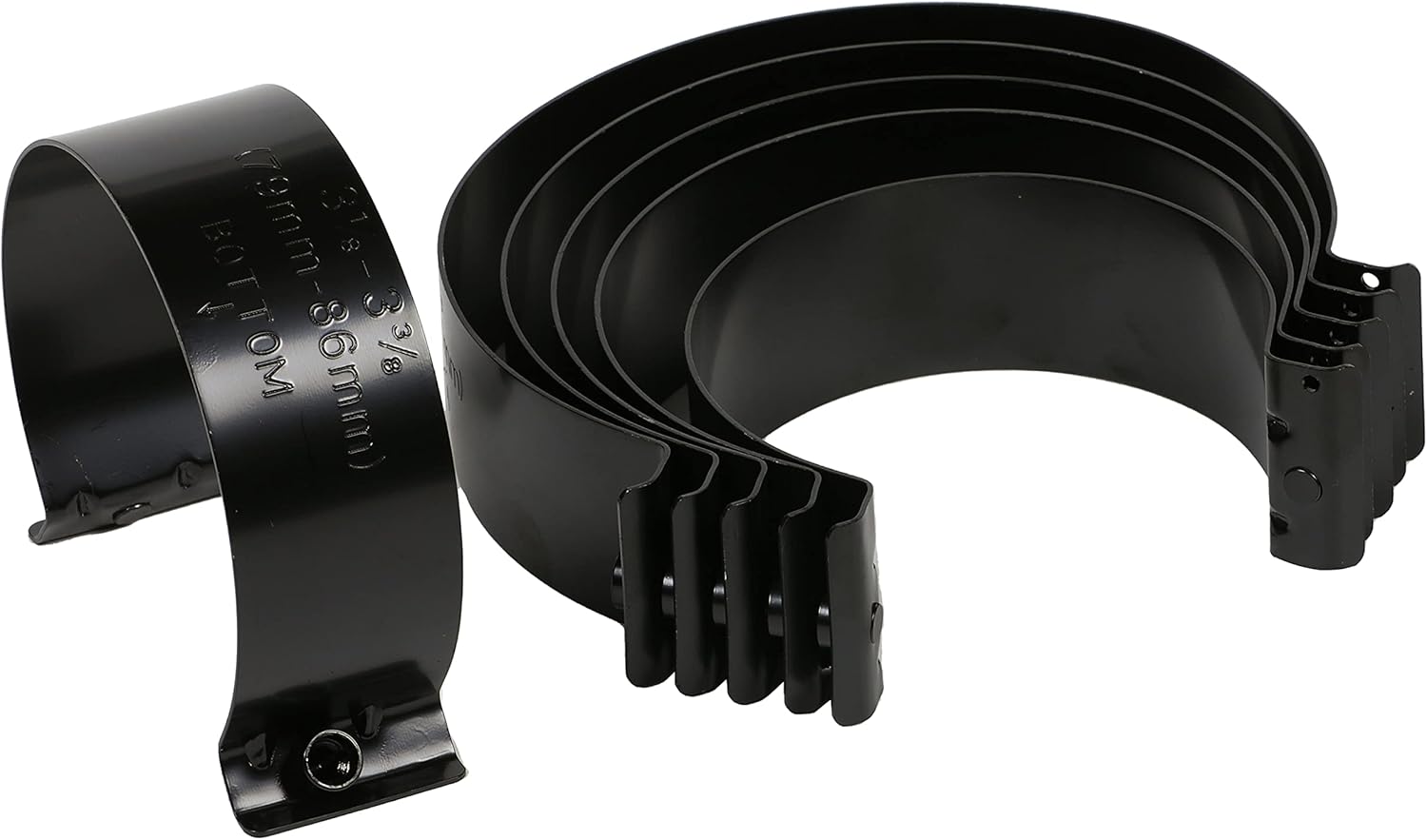 ARES 15092 – Master Piston Ring Compressor Kit – Heavy Duty Stamped Steel Construction for Strong and Secure Band Compression - Piston Size Coverage from 2-7/8-Inch to 4-3/8-Inch (73mm to 111mm)