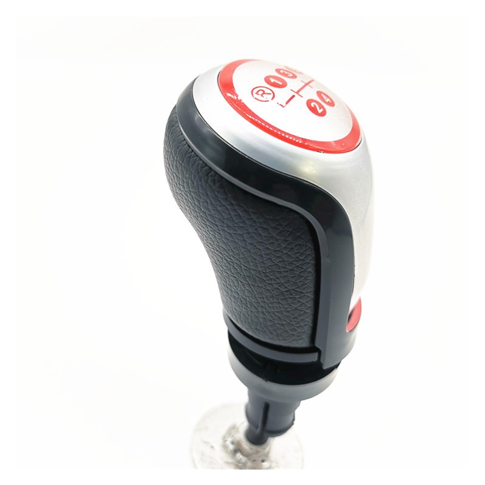Aimazom Car Gear Shift Knob for VW for Golf 5 Speed Manual Transmission Shift Knob Head Rod for Modification and Replacement(Silver)