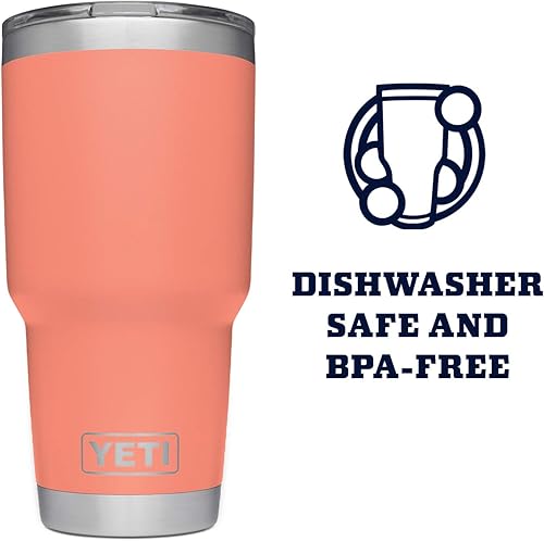 Miniatura 10 de YETI Rambler - Vaso de acero inoxidable, aislado al vacío, con tapa MagSlider, 30oz