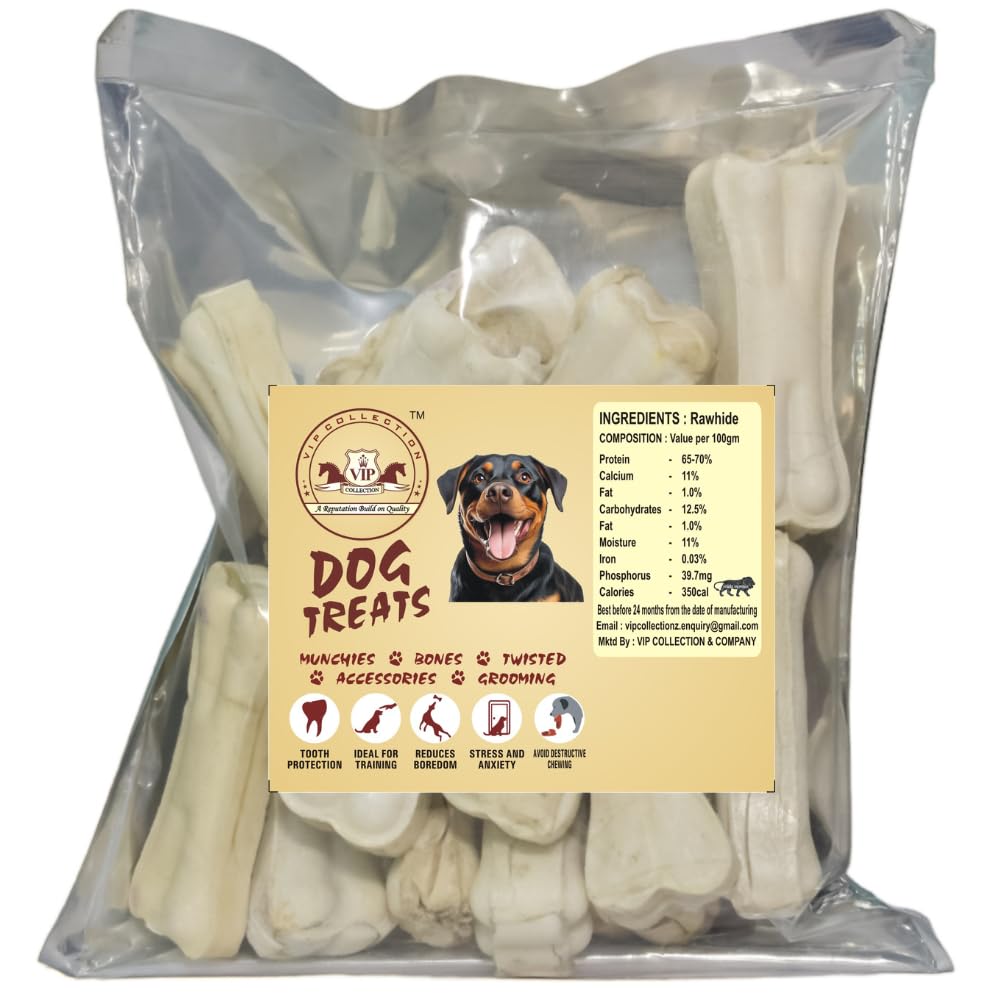 VIP Collection Rawhide Chicken Flavour Dog Chew Bone 3 Inches Dog Treats Chew Bones for Small and Young Dogs(45) (B0CH5H33MY) Amazon Price History, Amazon Price Tracker