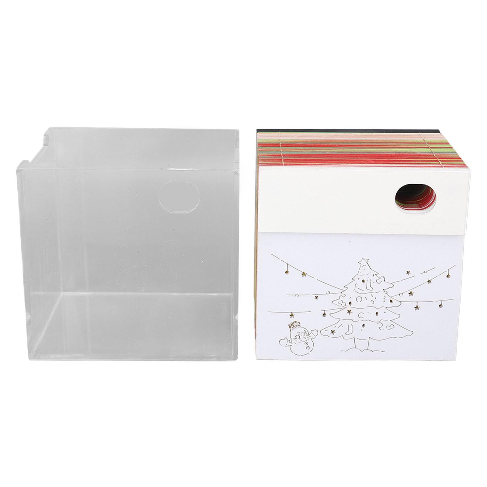 Albero di Natale 3D Memo Pad Innovativo Carving Art 3D Sticky Notes Carving Art Notepad