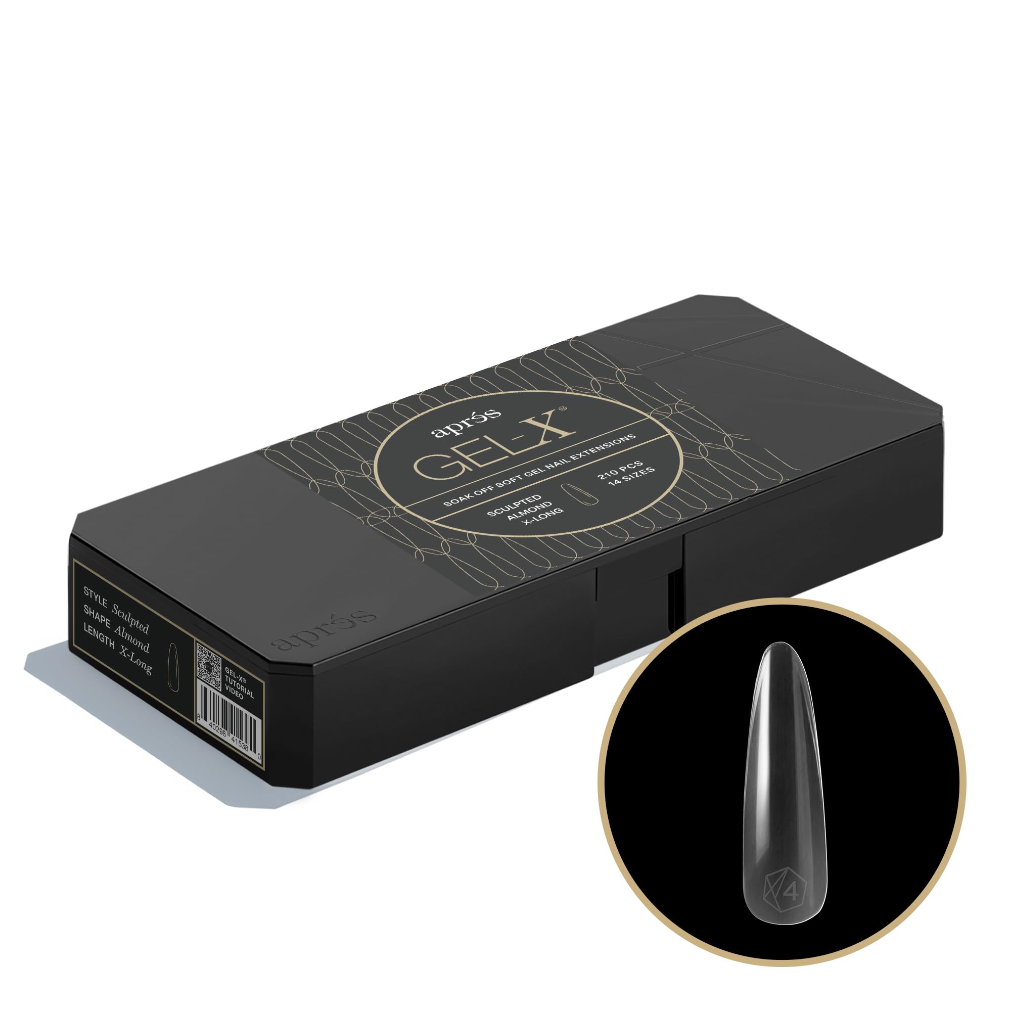 Amazon | APRÉS Gel-X® アーモンド ネイルチップセット｜280枚入り