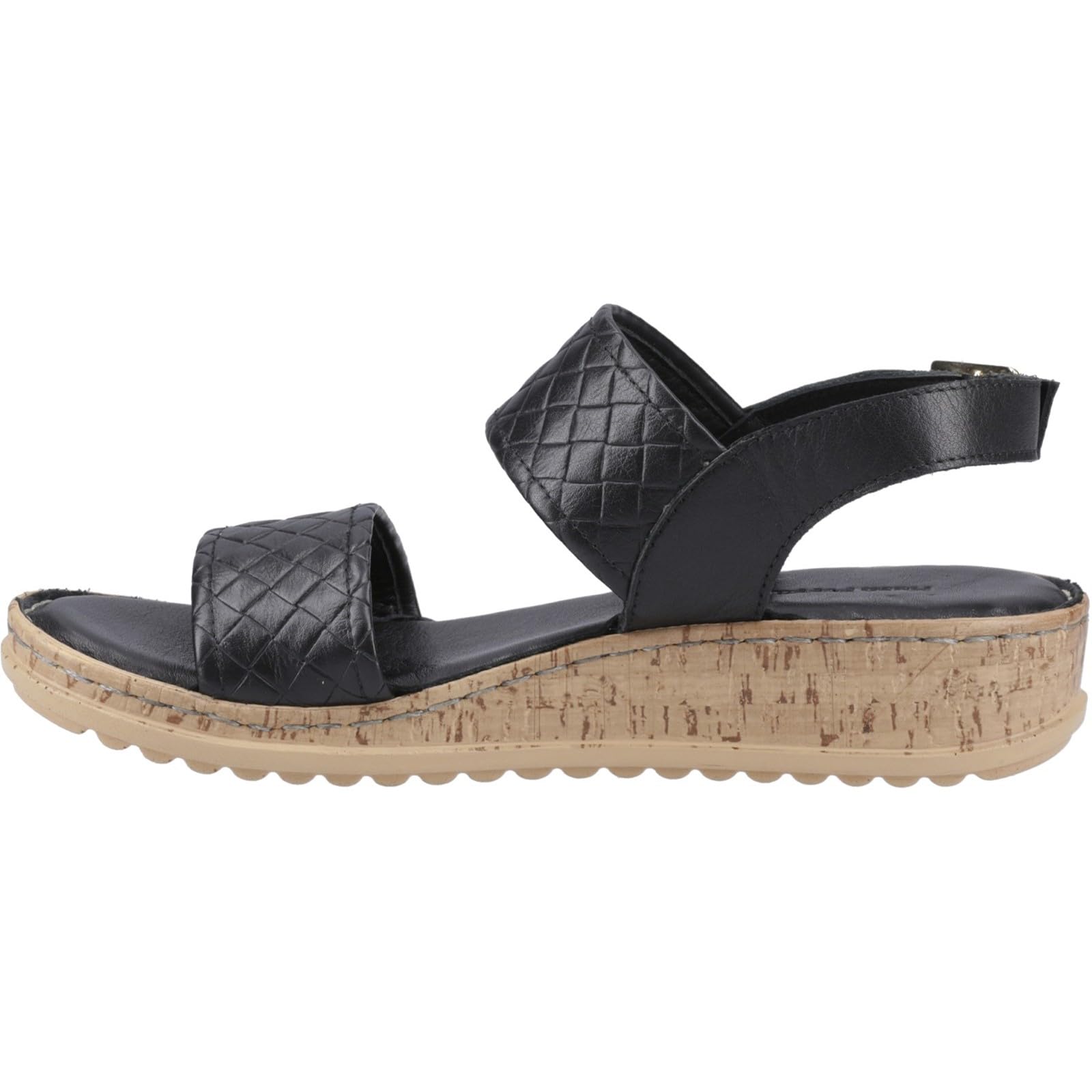 Hush Puppies Women's Ebony Woven, Black, 8 UK