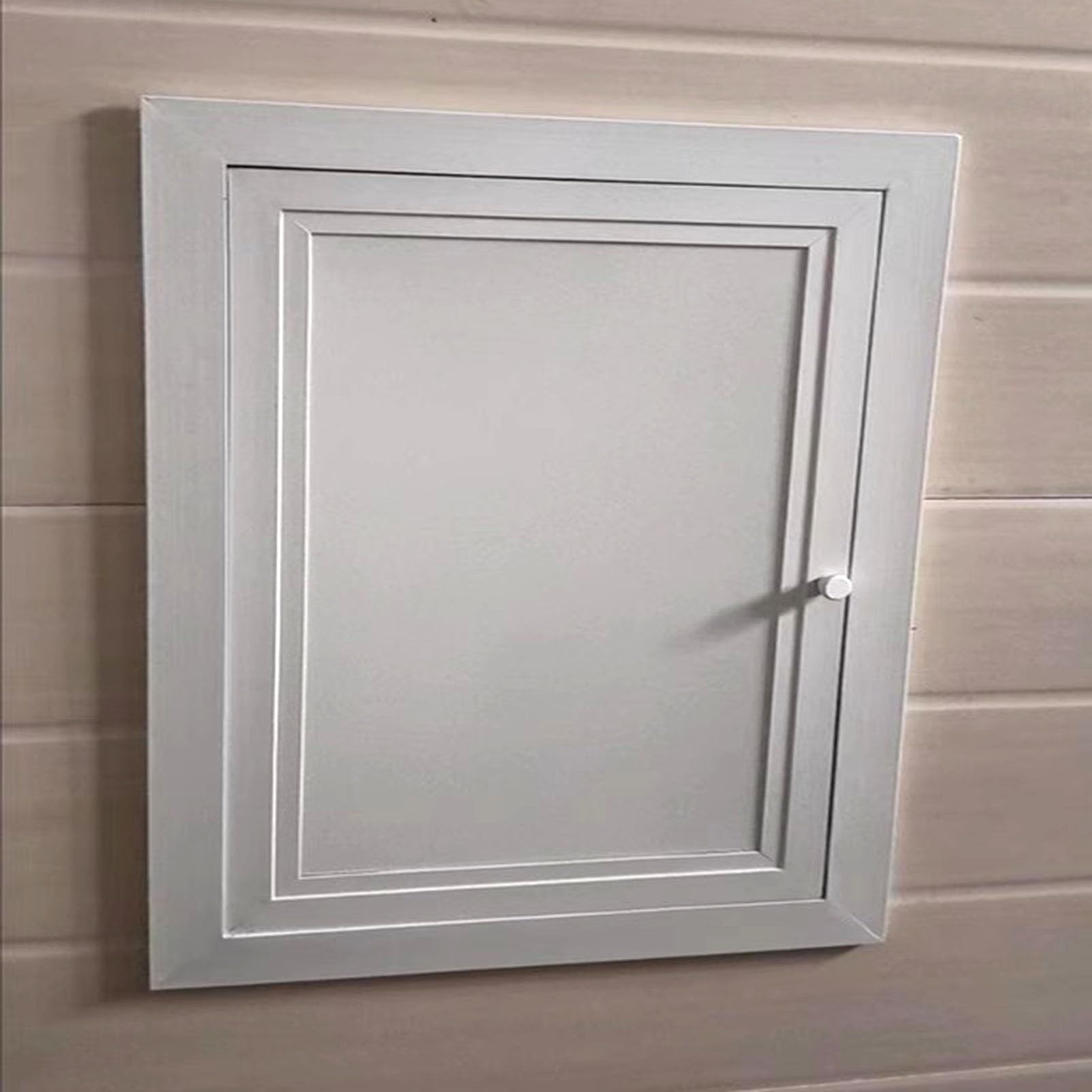 Genérico Panel dostępu z uchwytem, pułapka inspekcyjna do montażu powierzchniowego do płyt kartonowo-gipsowych, łatwa instalacja pokrywa dla kabli elektrycznych, 300x600mm, idealny do użytku w garażu