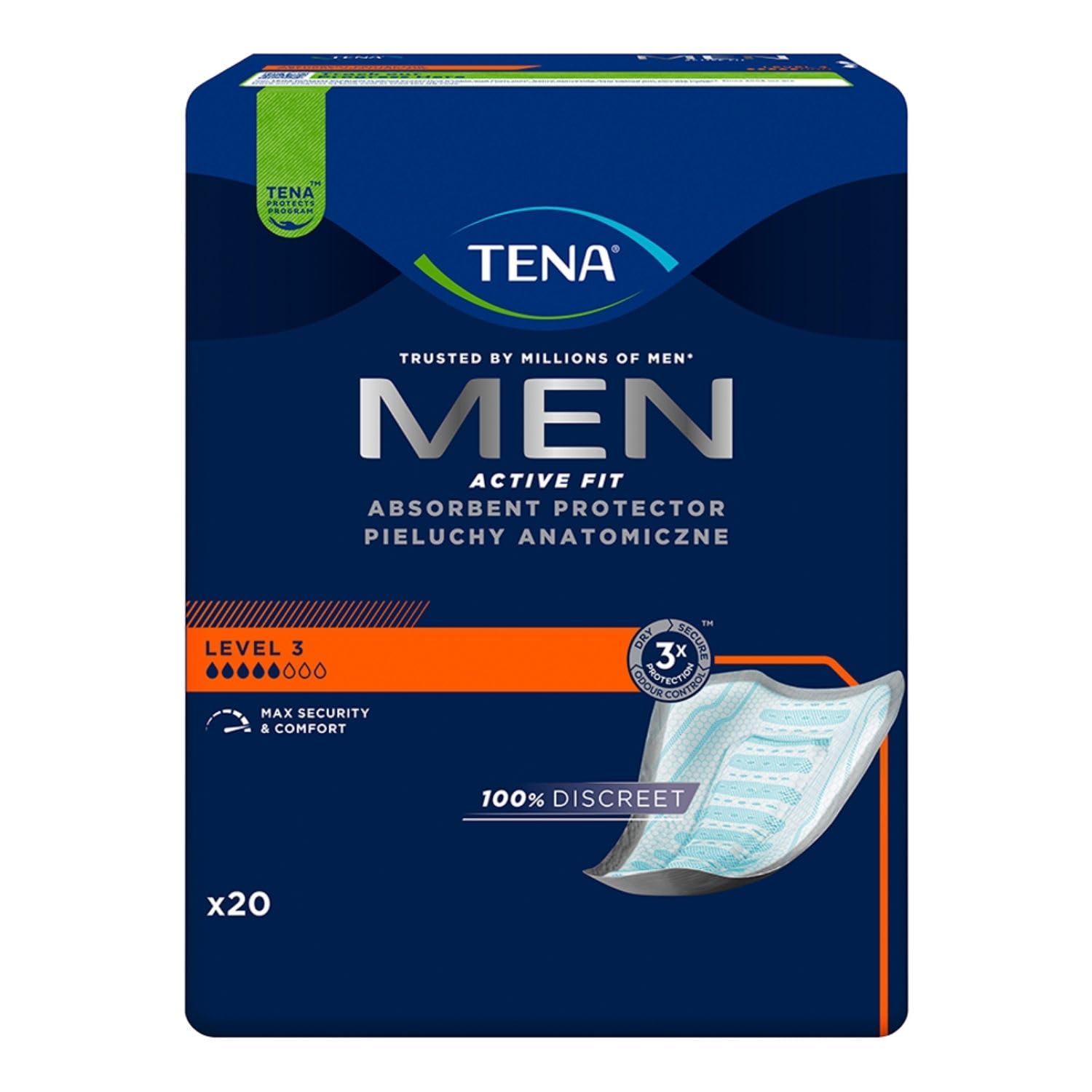 TENA para hombres nivel 3 20 unidades