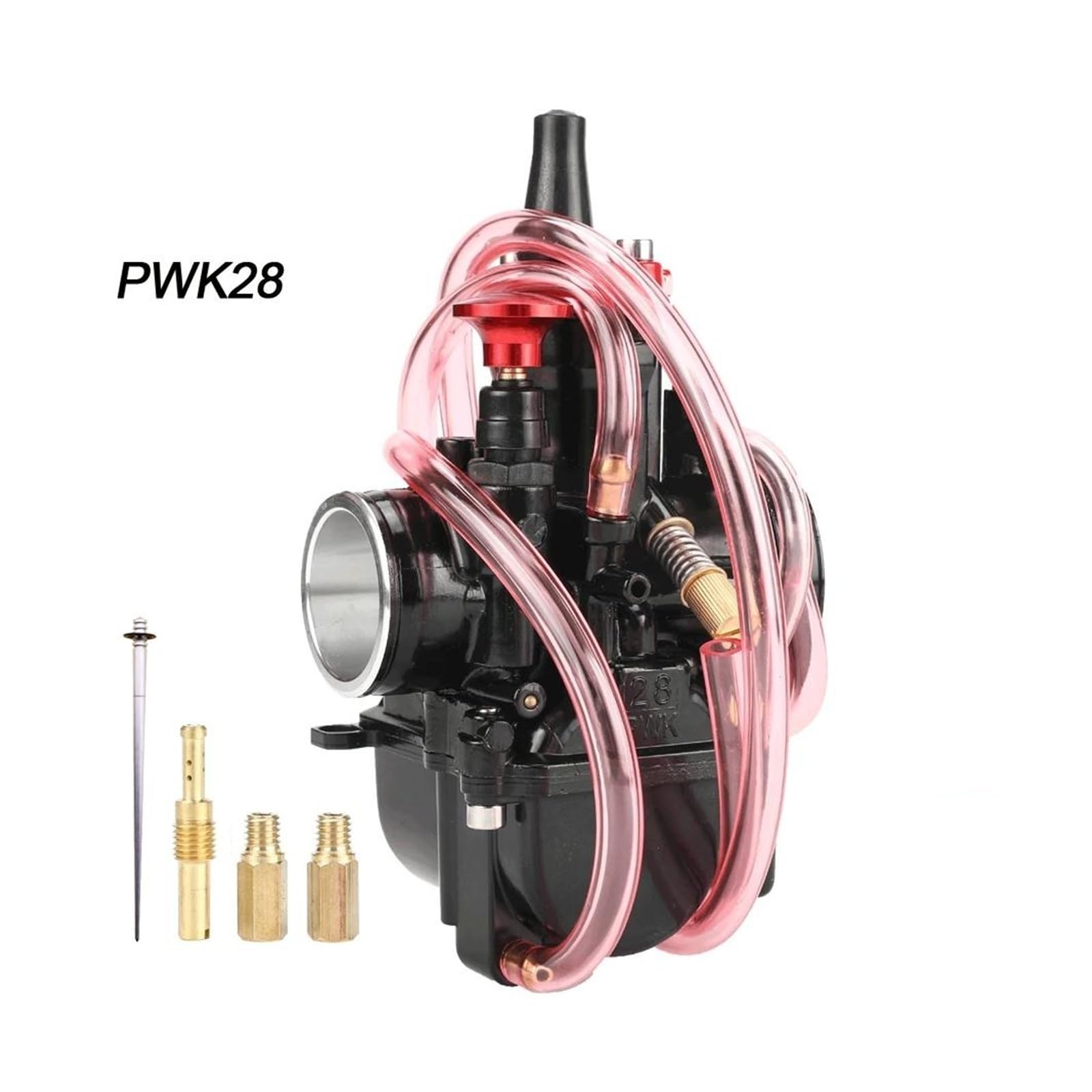 Carburatore Motore Moto Nero Per Maikuni Carburatore Coperchio Inferiore Ciotola Misura Per PWK 21-34mm ATV Dirt Bike Hoverboard E Skate Elettrici Carb 70-350cc Parti Carburatore(28mm)