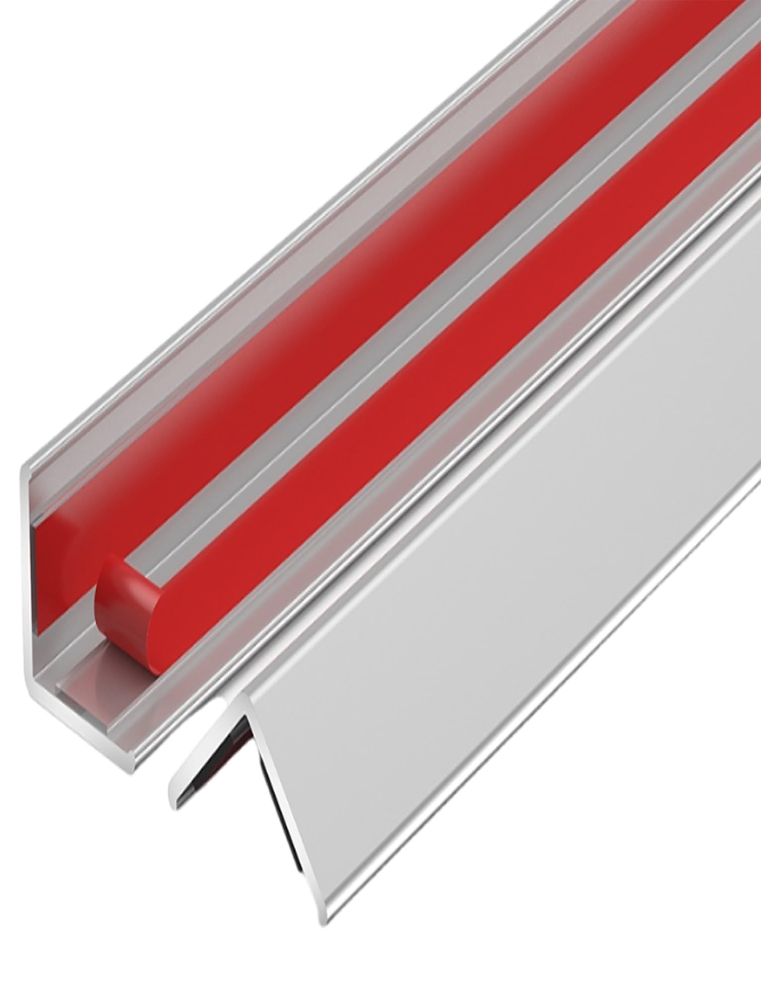 Protector de Esquina de aleación de Aluminio Engrosado, Protector de Borde de Pared de fácil instalación for Uso doméstico y Comercial, 1 Unidad(Silver,240cm)