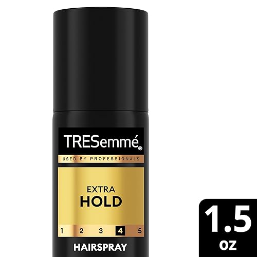 Miniatura 8 de TRESemmé Laca para el cabello de tamaño de viaje, paquete de 6  TRES Two Aerosol Spray para el cabello con sujeción extra, antihumedad, productos