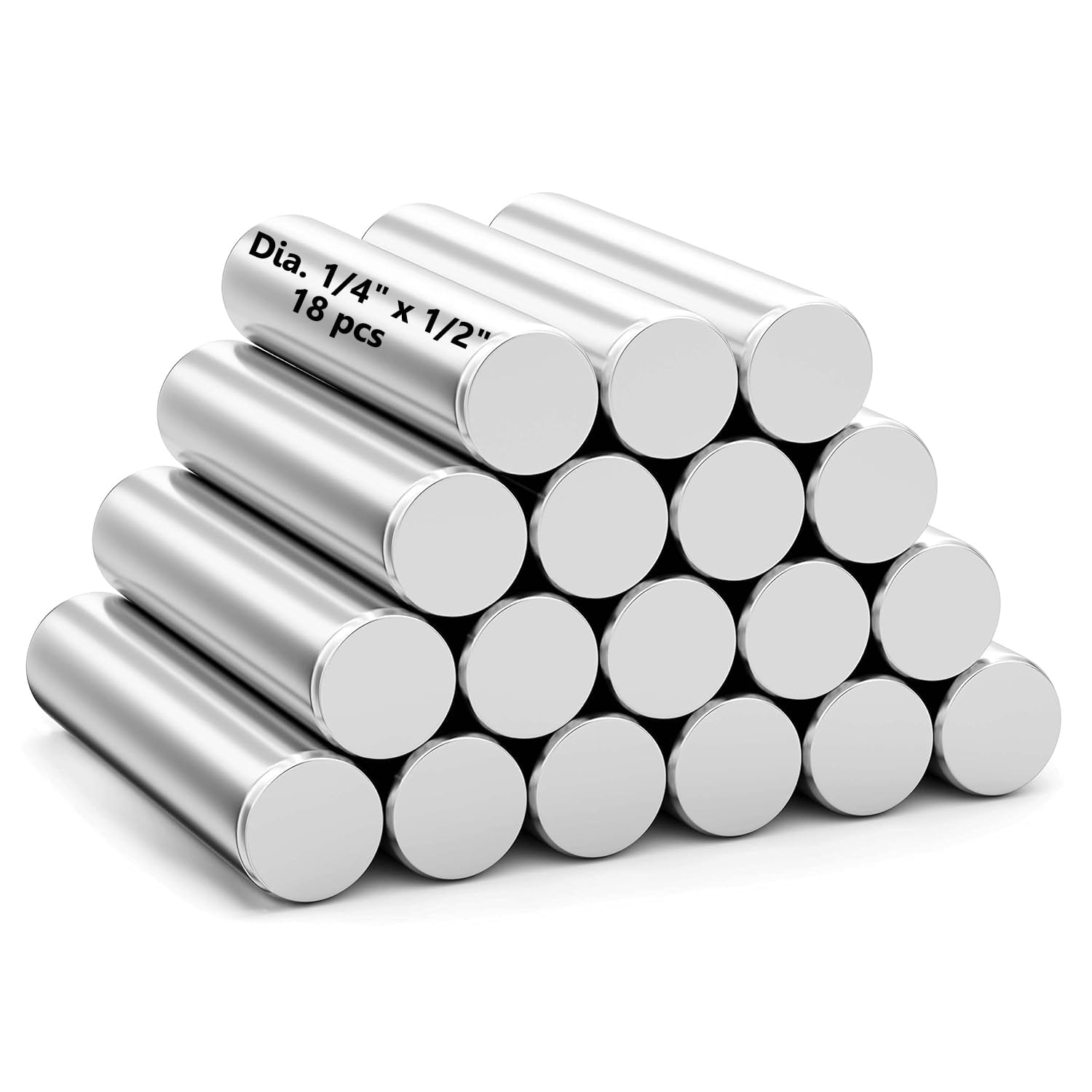 Realth Neodymium Magnet Cylinder, Rod Magnet Dia 1/4''×1/2'' 12 Pack — Amazon image 14