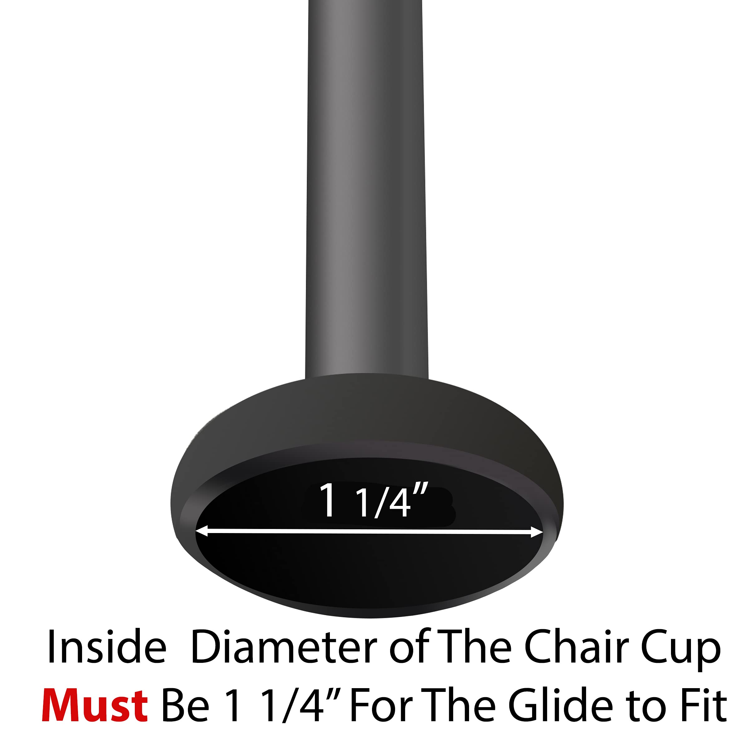 Buy 11/4"(Inside Diameter) Patio Chair Glides Replacement (48Pack