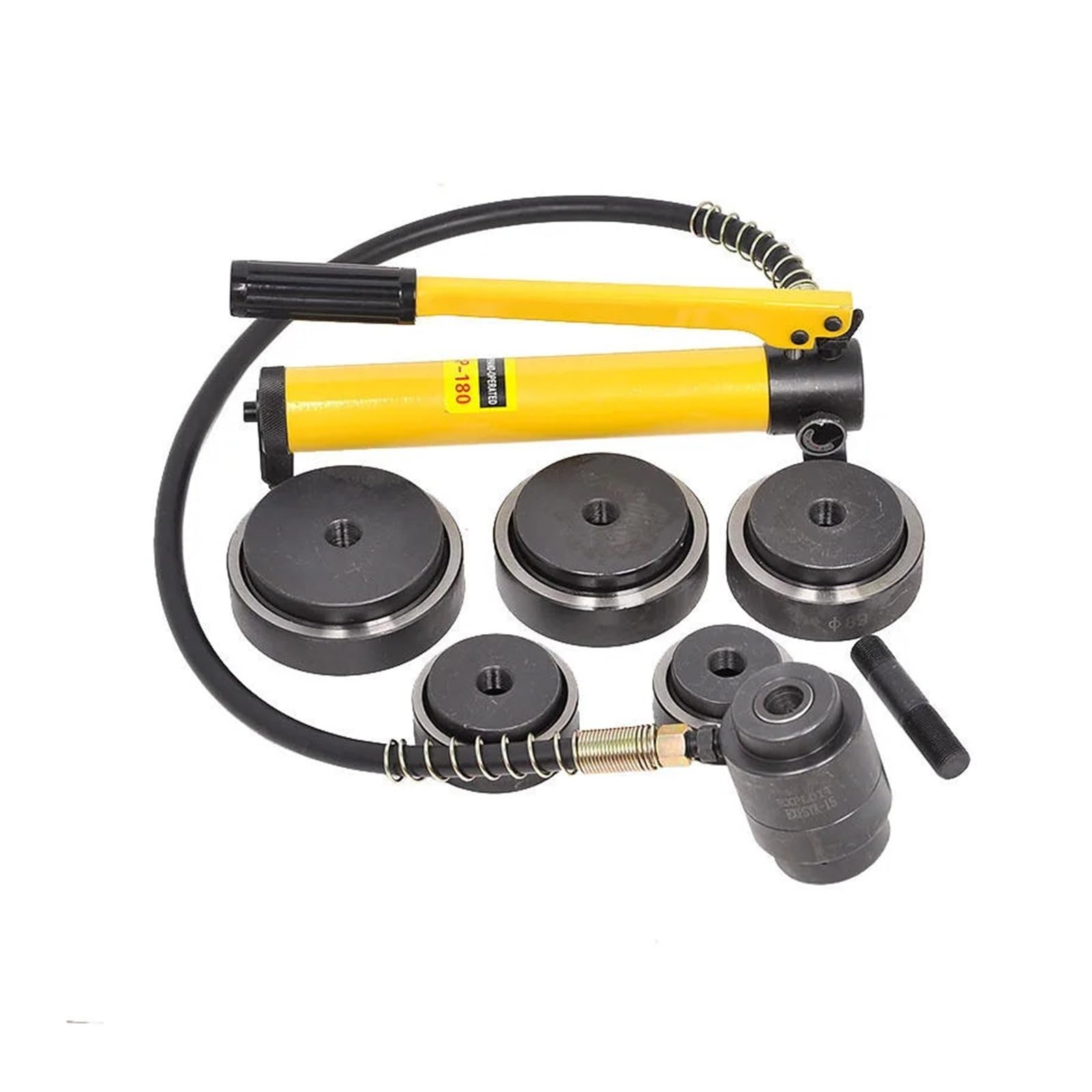 Jckjwl One Color Stainless Steel Hydraulic Hole Opener Pull Thin Iron Plate Manual Hole Opener Aluminum Plate Punching Machine(Syk-8B)