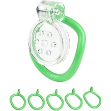 Anti Falling Flat cage+Fixed Elastic Band A172-SS Green + Transparent