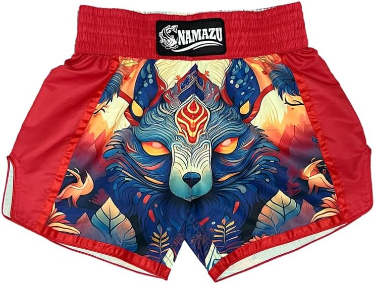 NAMAZU Muay Thai Shorts for Men and Women, High Grade MMA Gym Boxing Kickboxing Shorts.