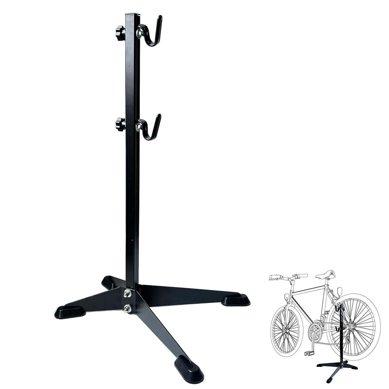 Floordirekt Verstellbarer Fahrradstnder mit Gummihaken Fahrrad  Montagestnder, Fahrradstnder, Wartungsstnder mit Haken, Fahrradhalter,  Montagestnder, (Leon) : Amazon.de: Baumarkt